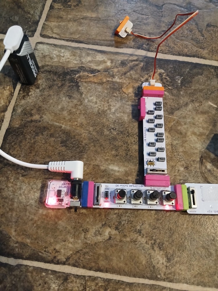 Korg LittleBits Modular Analog Synth Kit 6 piece lot..