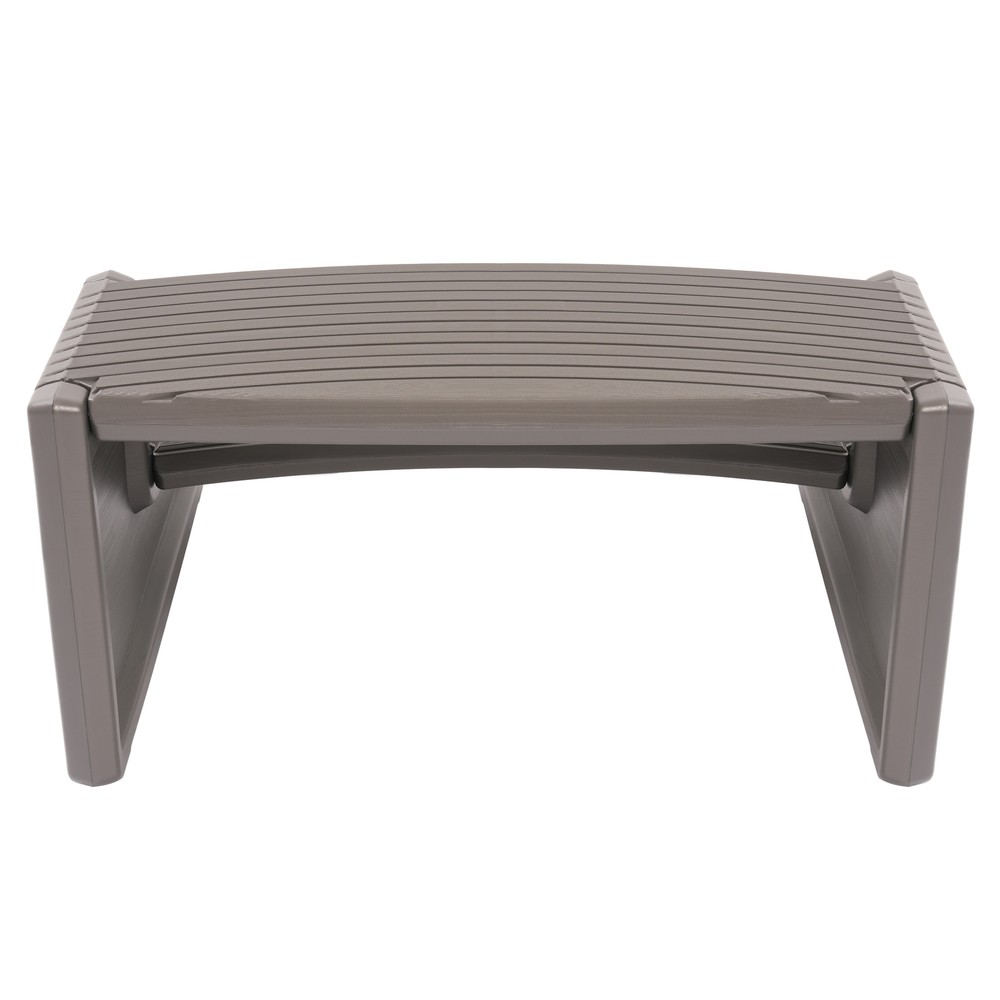 Outdoor Polypropylene Multi Purpose Spa and Hot Tub Handi-Step Step, Carbon Gray