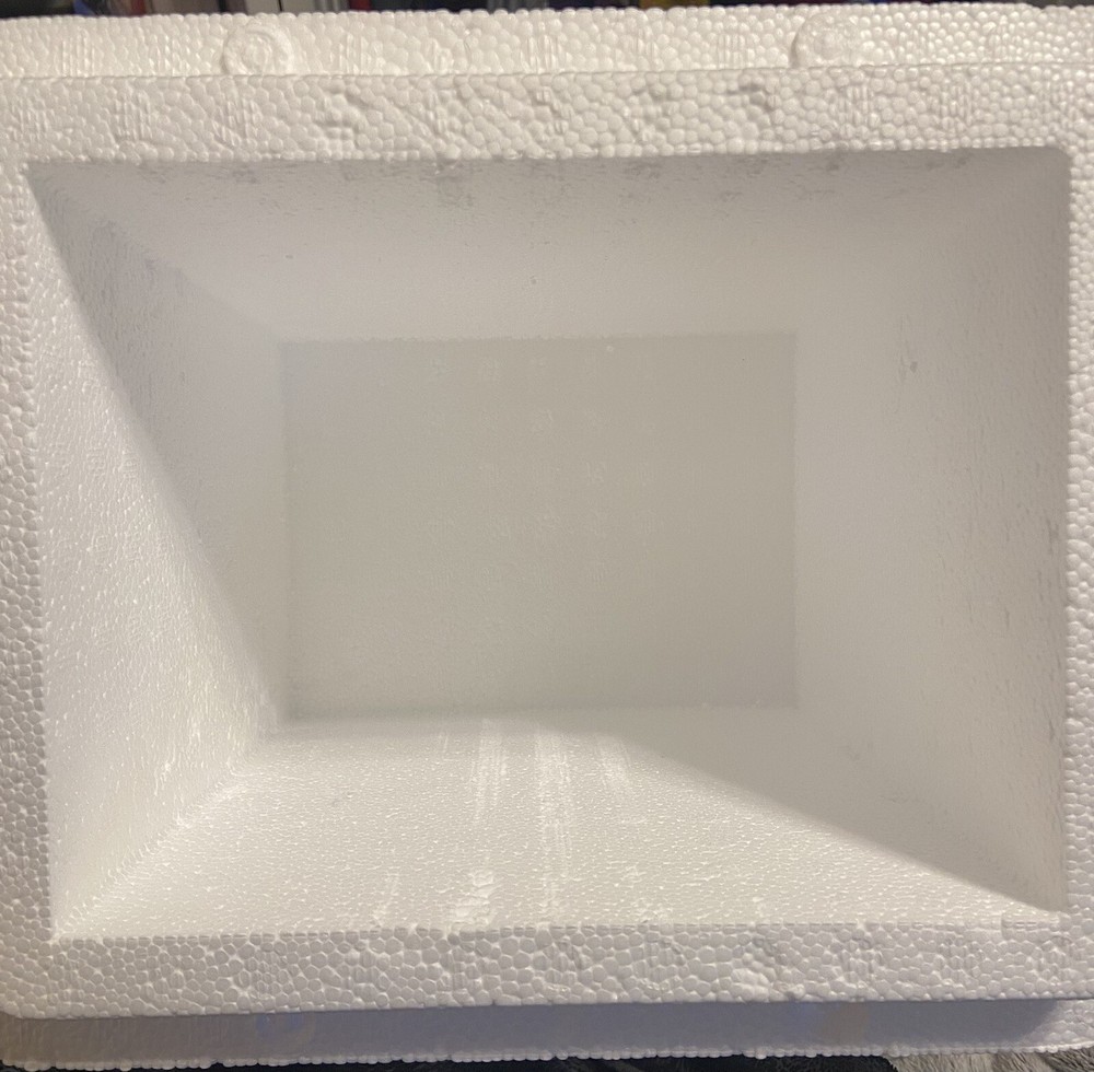 2 Styrofoam Box For Cold Things. Dimensions 6x8x8.