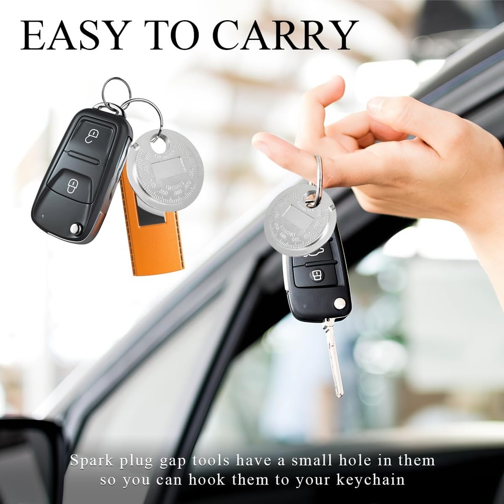 Yourkar 2 PCS Spark Plug Measuring Tool, Wire Gap 2