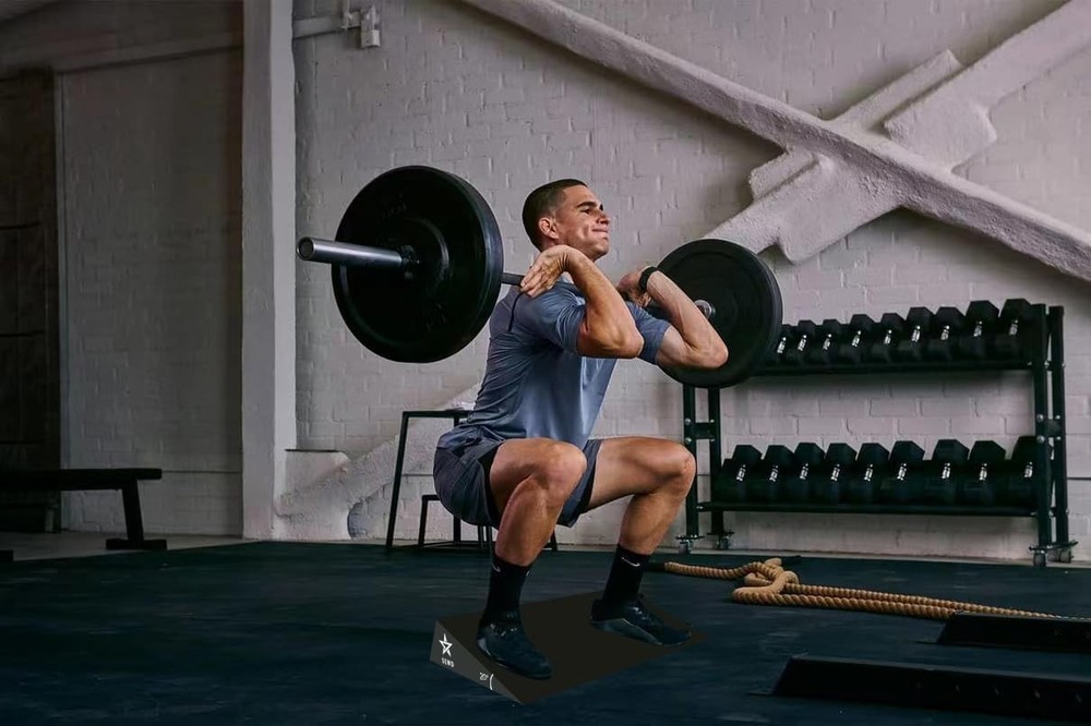 Extra Large Squat Wedge - 20 Degree Slant Board for Heel Elevated Squats