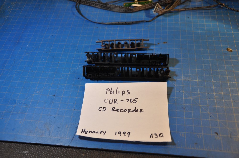 Philips CDR-765 CD Recorder Replacement Parts Full Set Push Control Buttons