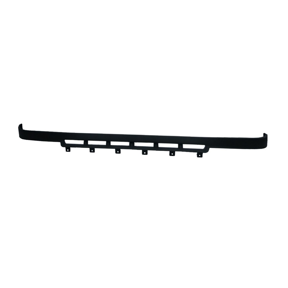 Replacement Black Textured Plastic Front Lower Valance Panel w/o Accent Color