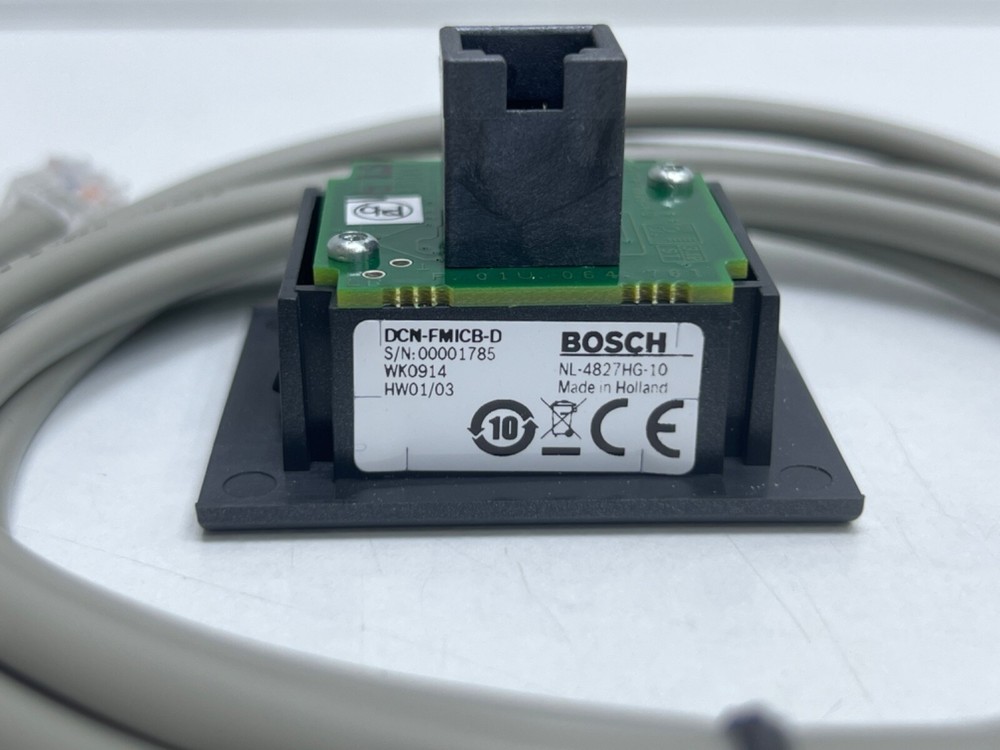 BOSCH DCN-FMICB-D FLUSH MICROPHONE CONTROL PANEL DARK