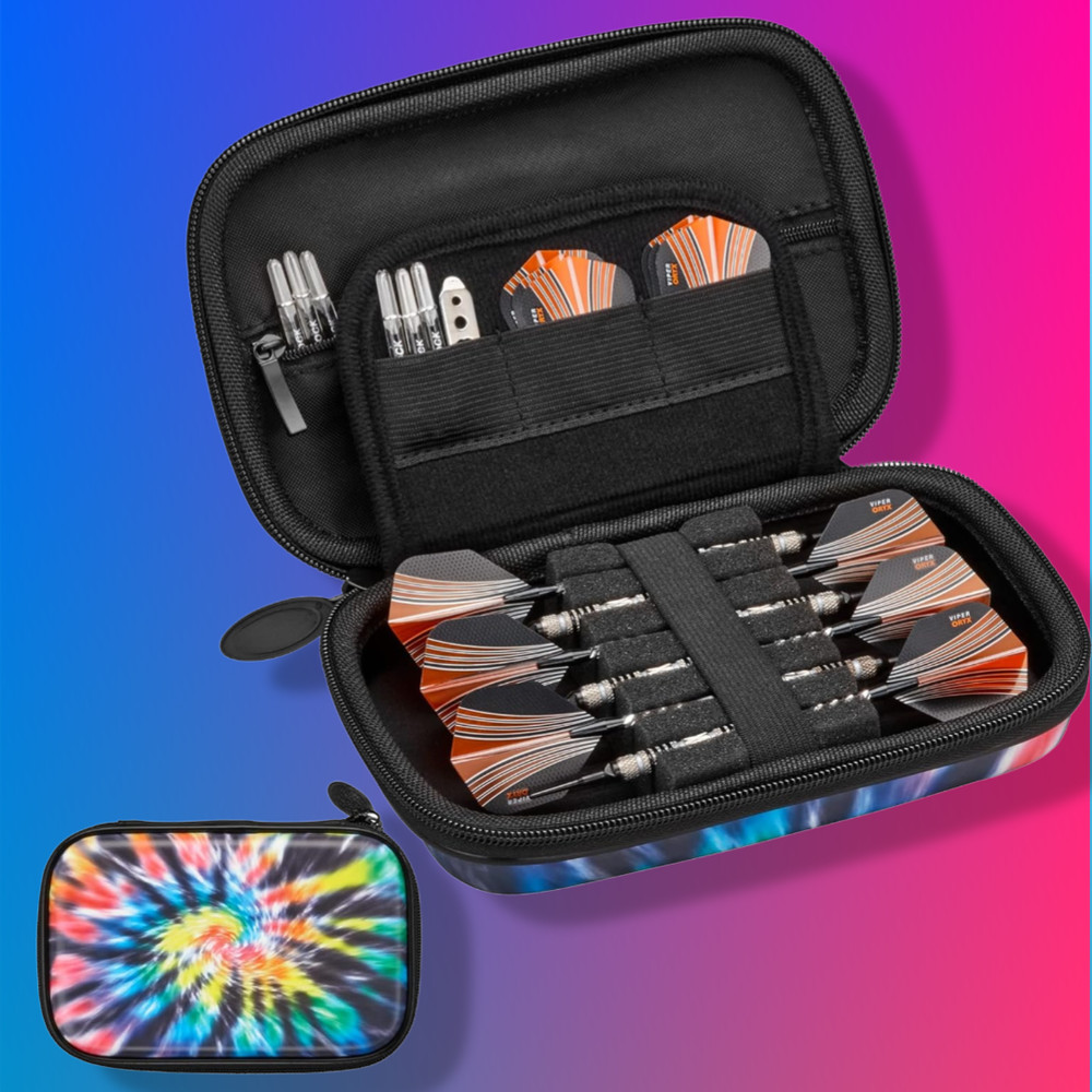Sentinel 6 Dart Case with Accessories, Tactech Shell Tie Dye