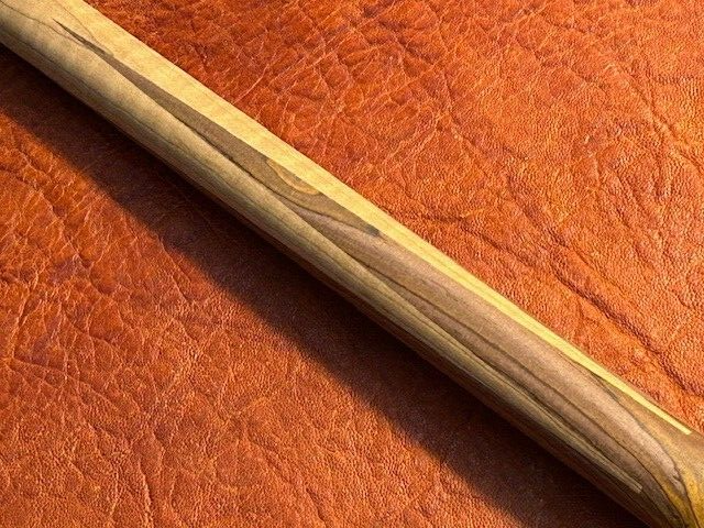 TNT Over Sized Full Splice Pool Cue Blank. Cocobolo into Roasted Maple #2