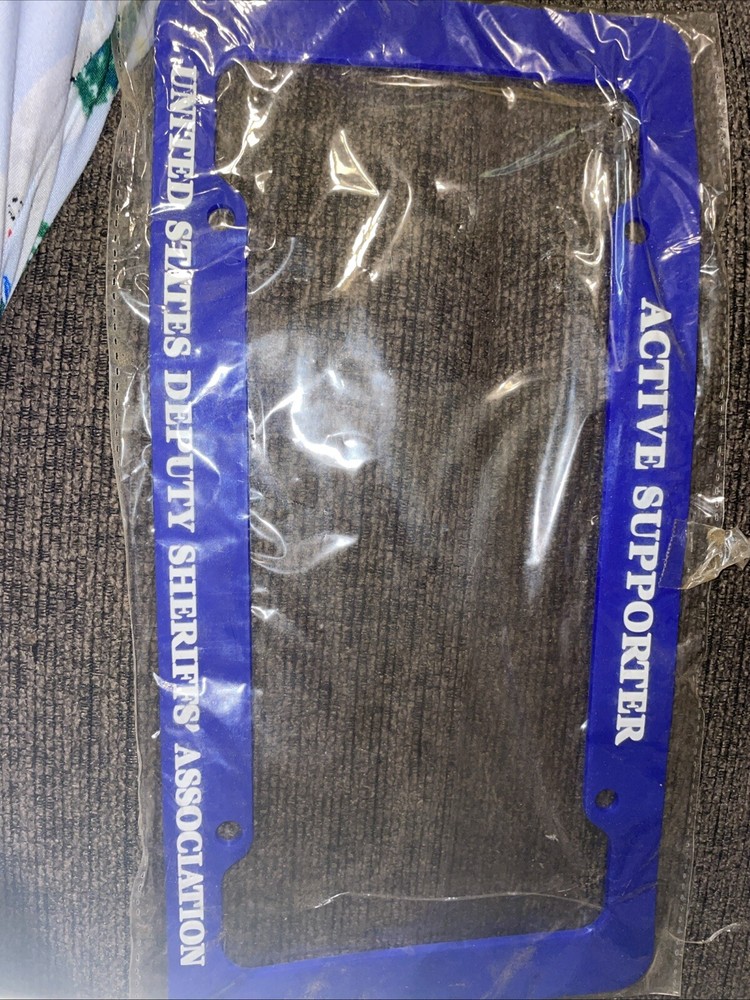 License Plate Bumper Guard-US Deputy Sheriffs Association-active support support