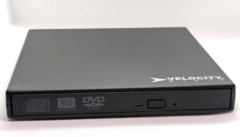 VELOCITY MICRO External USB Netbook CD - DVD / RW VMDrive #101 Not Tested