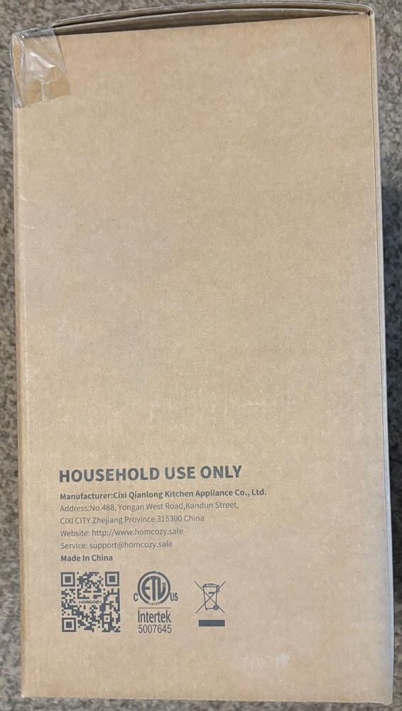 HOMCOZY QL32WT PIZZA MAKER RED