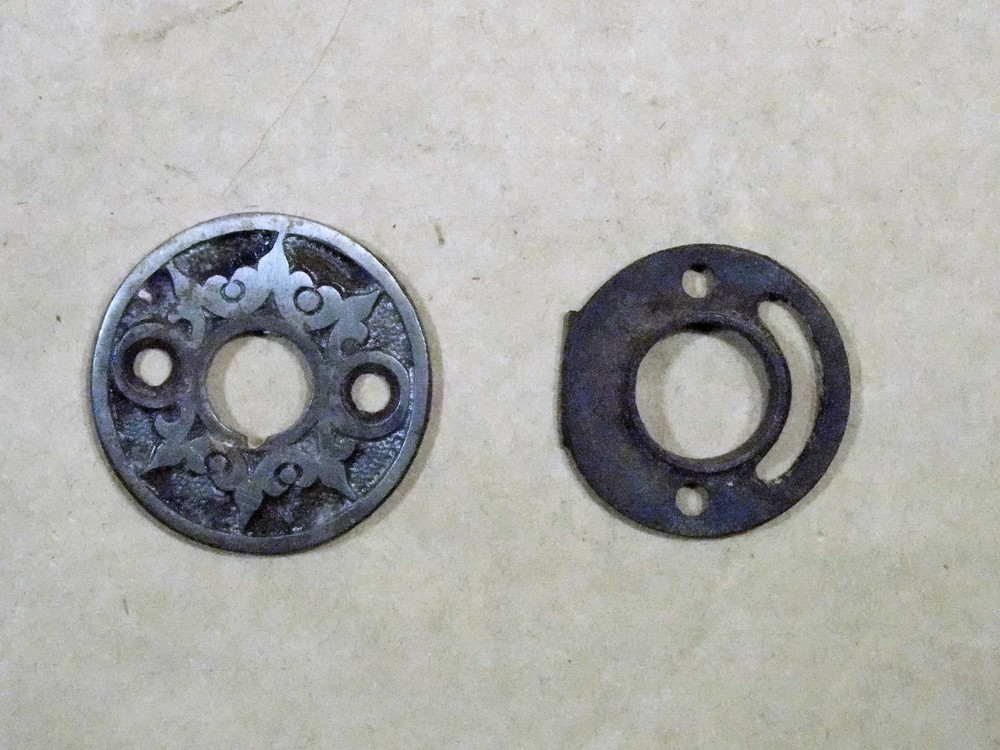 Unusual original Victorian thumb turn latch