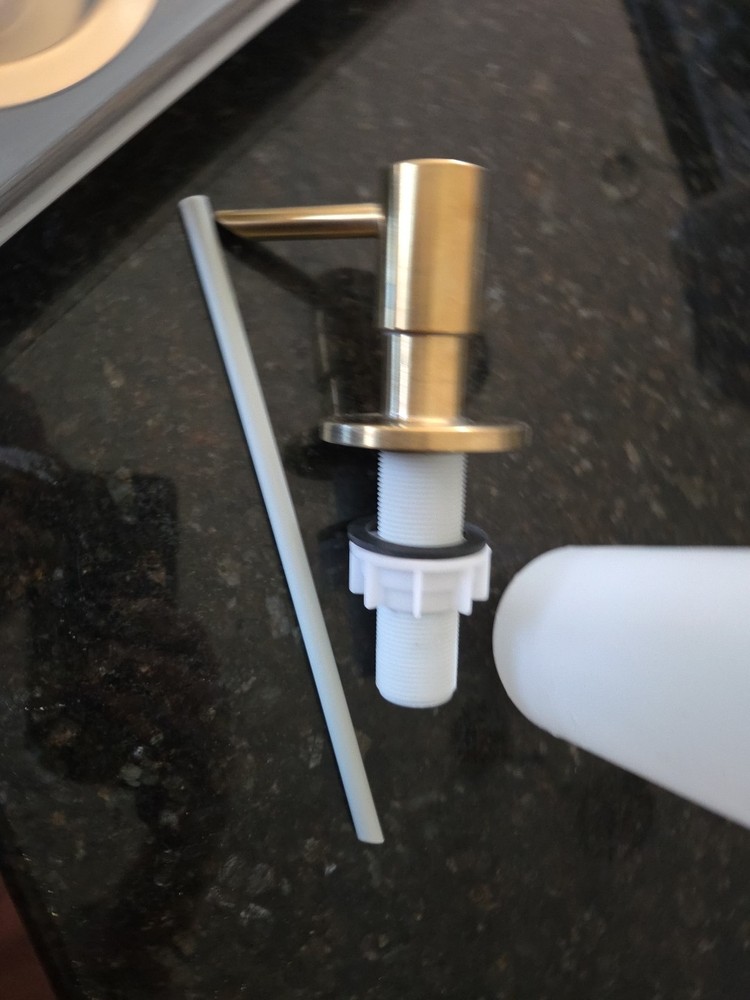 Kohler 11352-2MB Solid Durable Disposal Flange and Stopper - Brush Moderne Brass