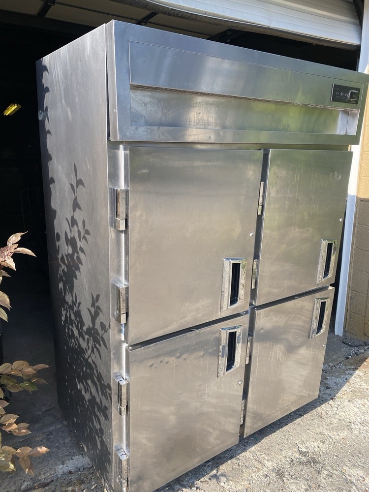 2 -Dr. Split Door, Manitowoc Freezer, Refurbished, 120v