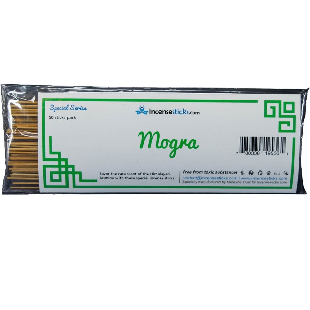 Mogra Incense 8" 50 Sticks