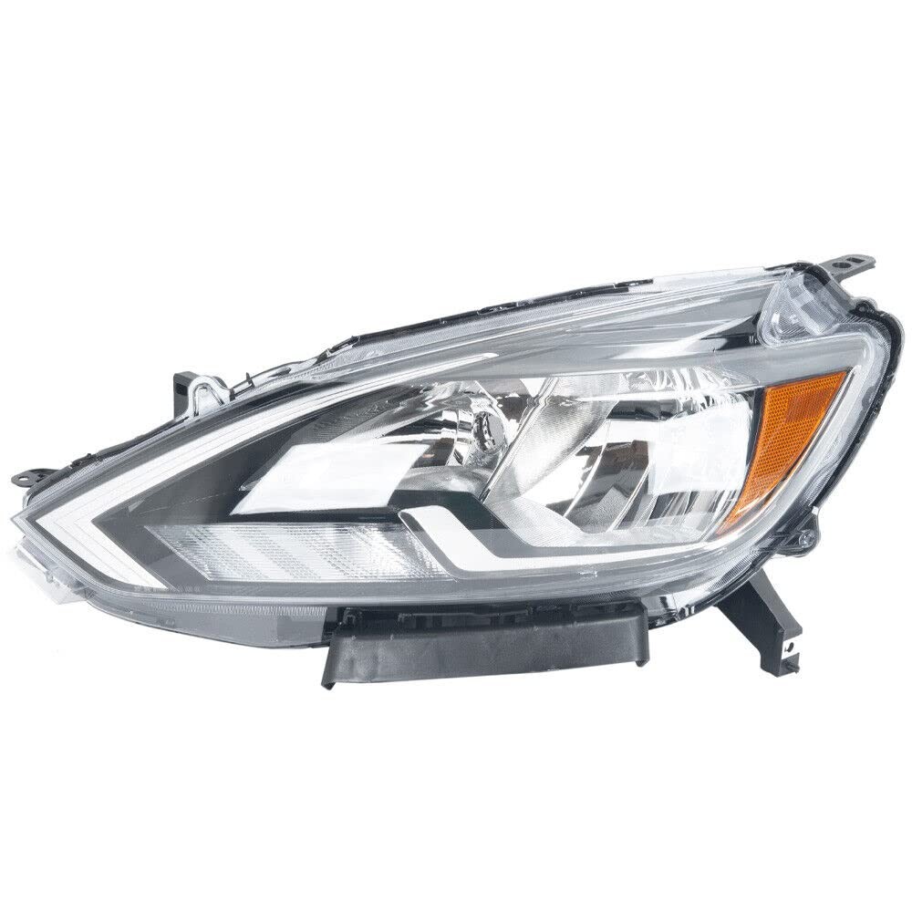 Headlight Assembly for 2016-2018 Nissan Sentra Halogen Headlamp Left Side