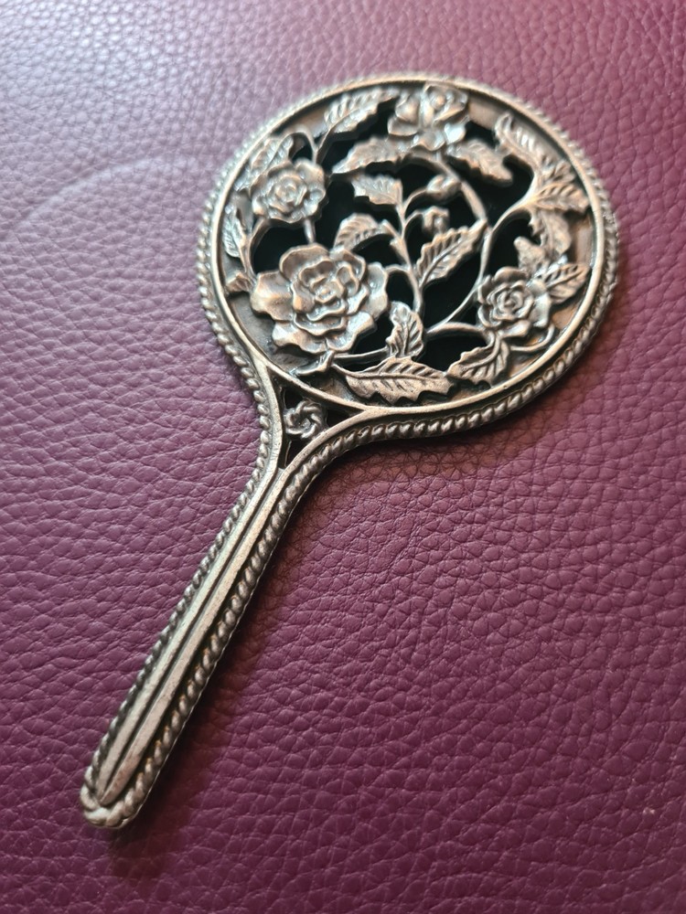 Vanity Mirror with Roses approx 11cm