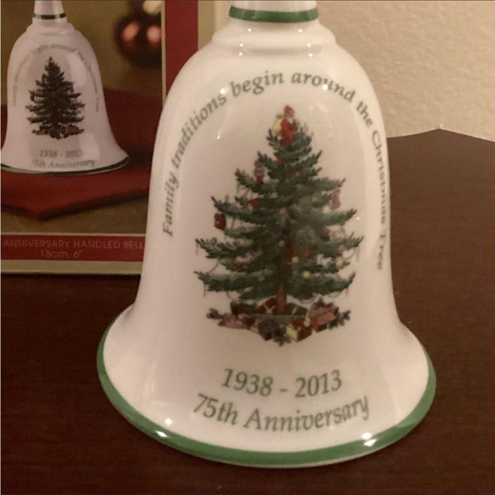 714. NIB SPODE CHRISTMAS TREE 2013 BELL