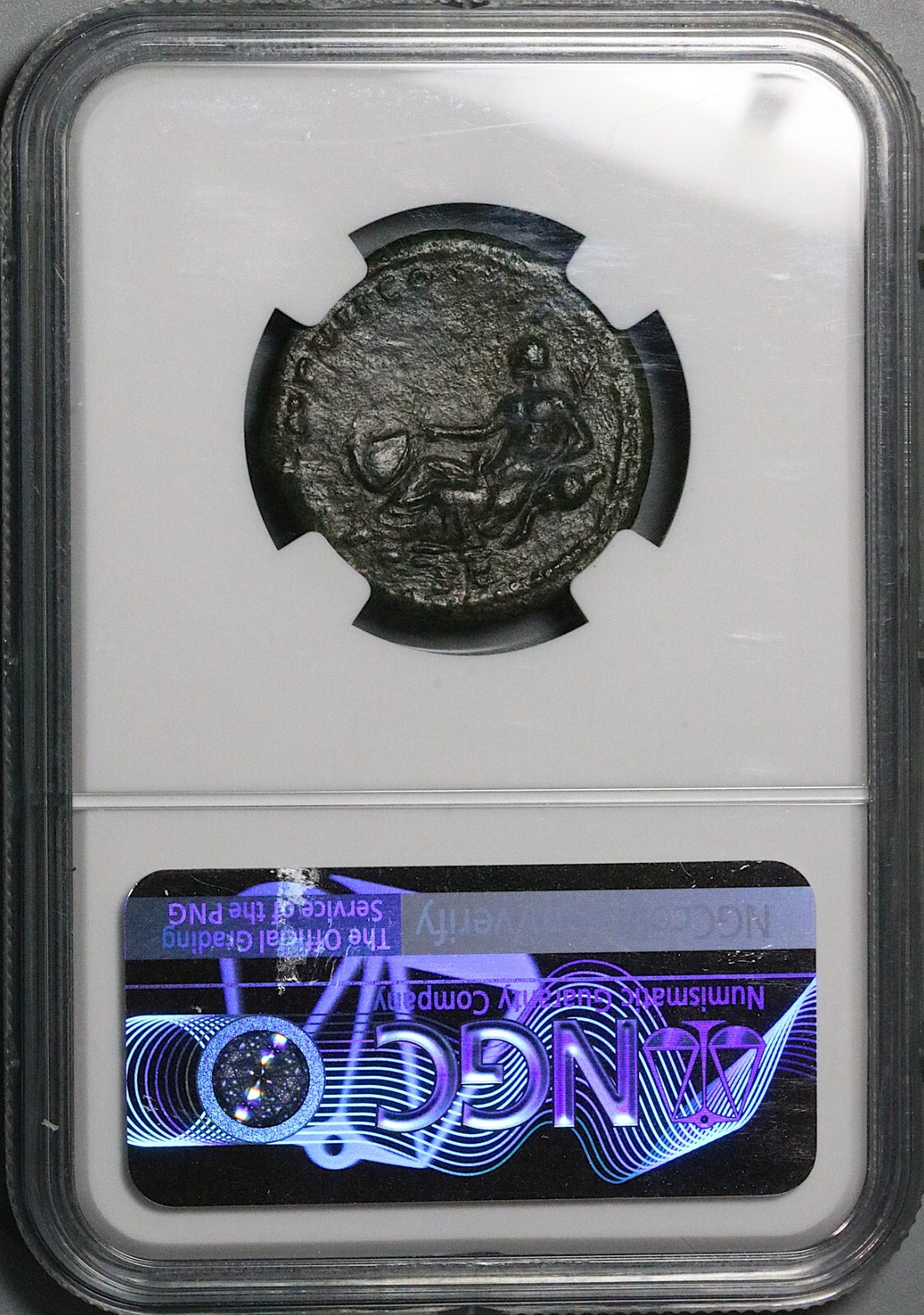 174 NGC Ch VF Marcus Aurelius AE As Tiber River God Roman Empire Coin (25010801C