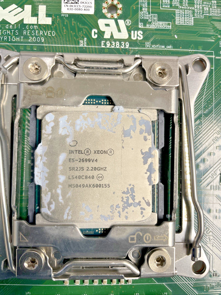 Dell 0kjcc5 Motherboard + E5-2699V4 CPU +