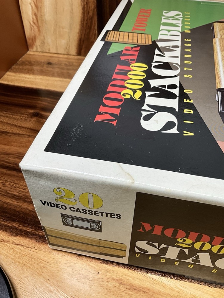 BMI Modular Tower 2000 VHS Storage Module Holds 20 Cassettes