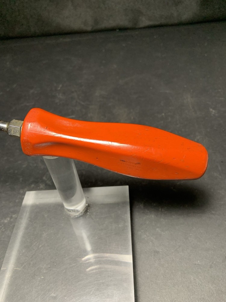 🇺🇸 🪛 Snap-on Tools Pre-Patent 1964 FIRE ENGINE RED Phillips Screwdriver RARE!