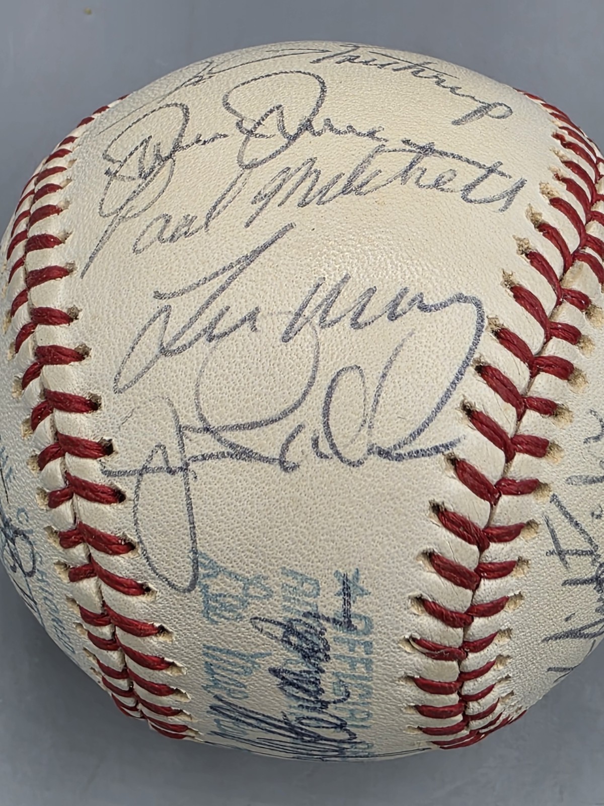 1975 Baltimore Orioles Team Autographed Baseball, 27 Signatures, Brooks Robinson