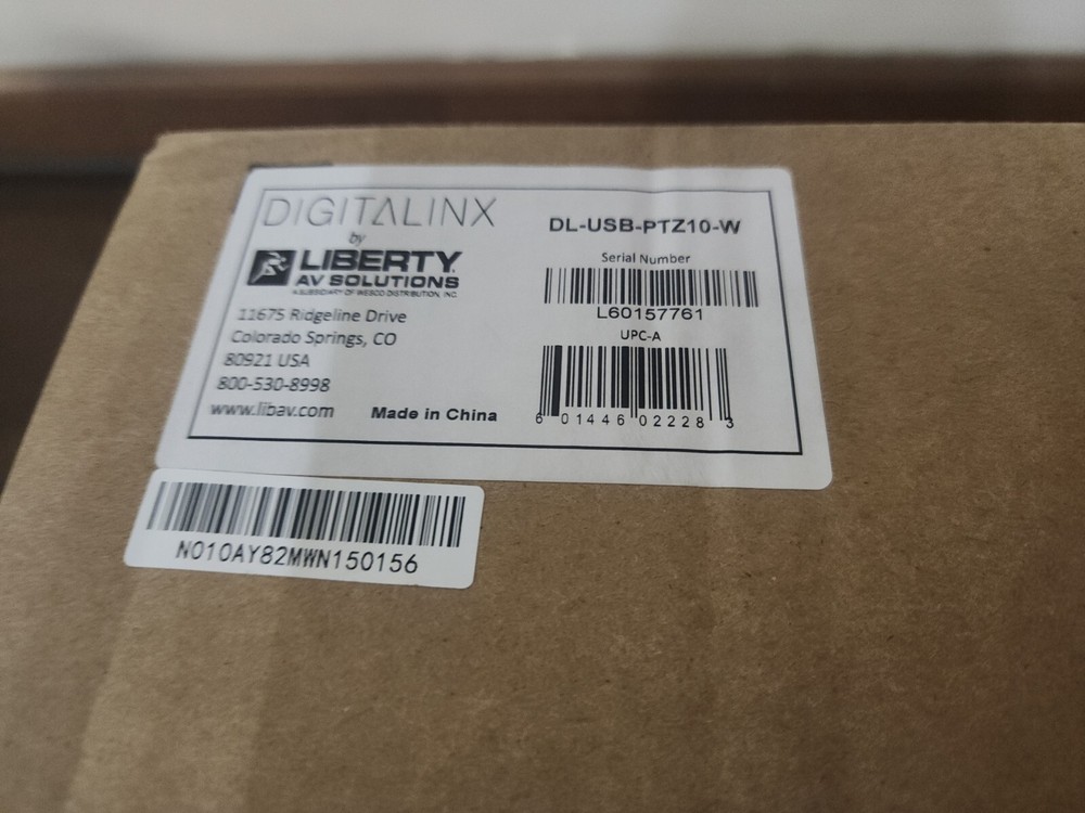 DigitaLinx DL-USB-PTZ10-W Conference Camera, White