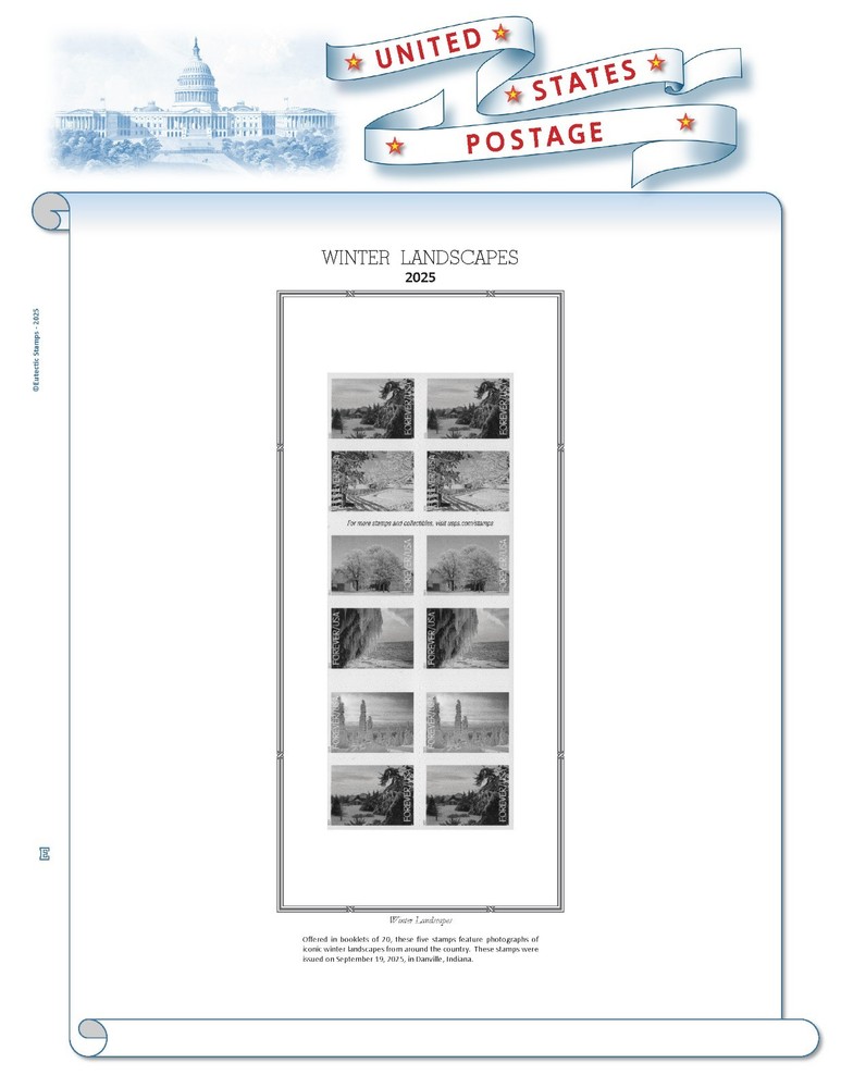 2025 U.S. Regular Issue Plate Block Supplement (White Ace Alternative)