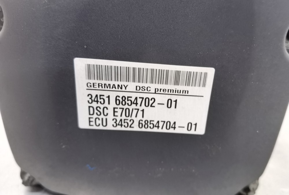 BMW X6 E71 2013 ABS PUMP CONTROL MODULE UNIT 6854702