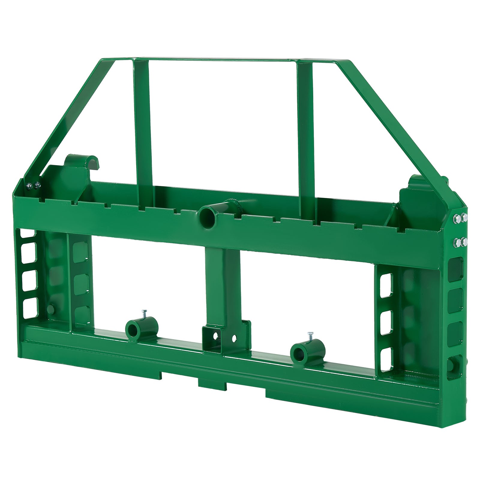VEVOR Skid Steer Pallet Frame with Hitch Receiver & Spear Sleeves for JD Loaders