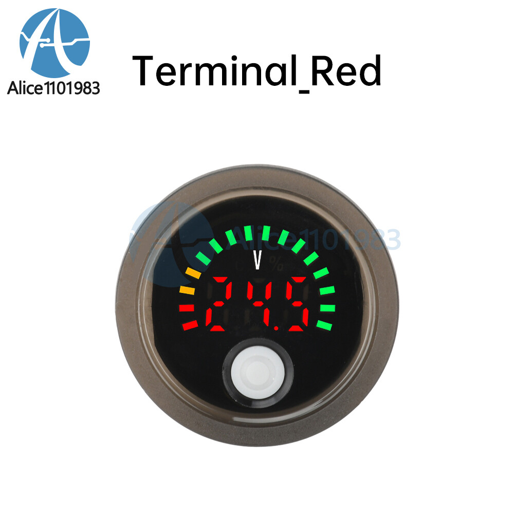 DC7-100V Waterproof Voltmeter LED Digital Voltage Power Indicator + Anti-Reverse