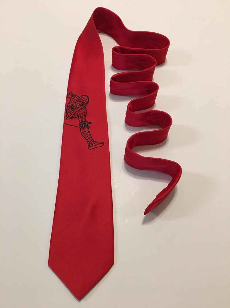 Spider Red Necktie