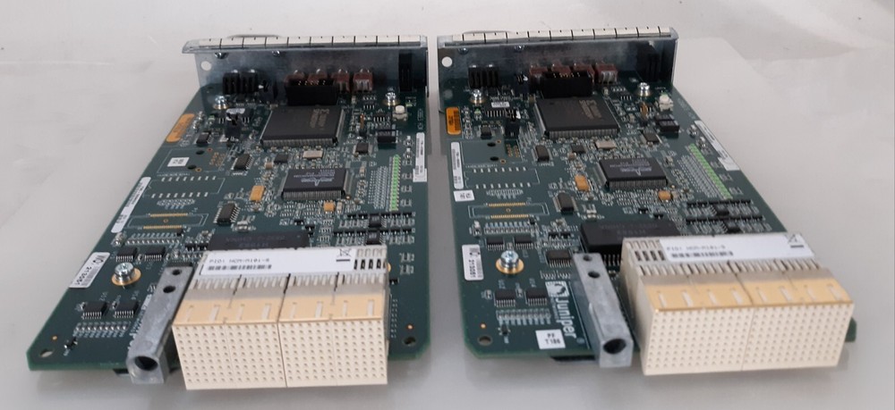 Pair of Juniper HCM-M10I-S IPUCAAGCAA Control Processor Module