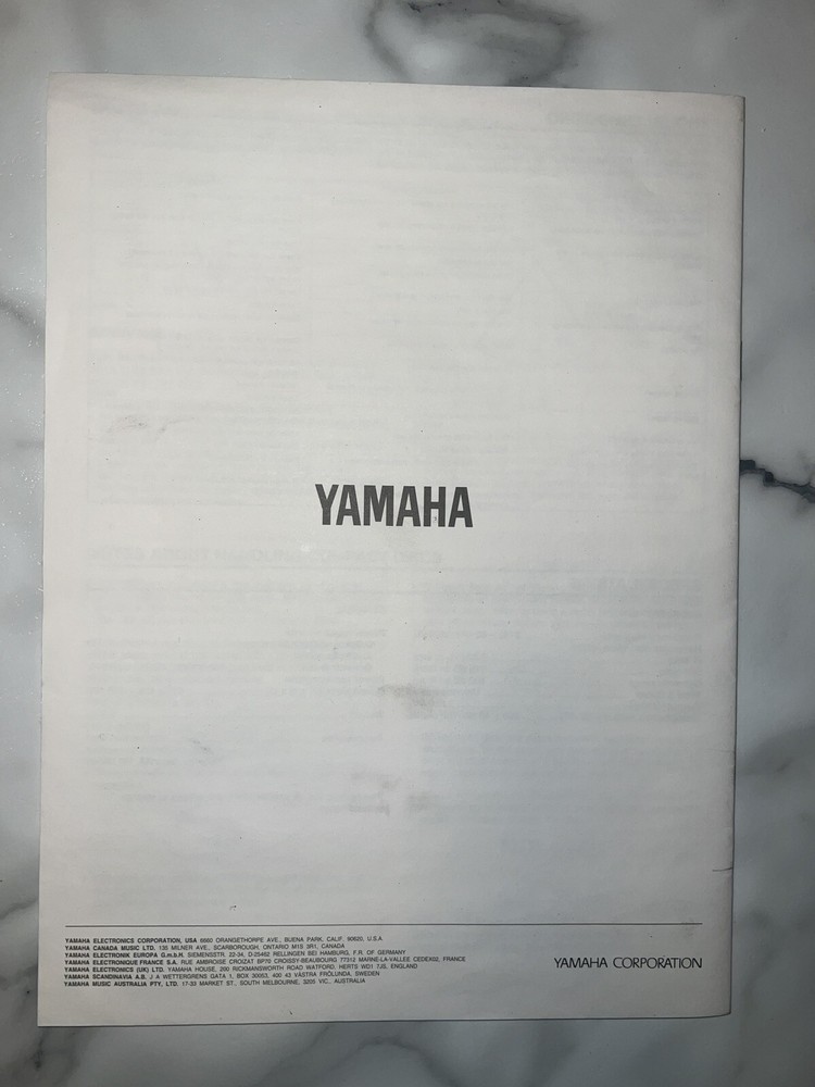 Yamaha CDC-755 CD Player Owners Manual *Original*
