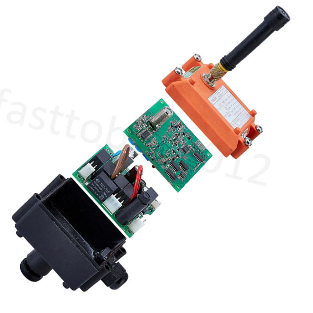 Two Button Wireless Industrial Radio Remote Control Transmitter Receiver 440V