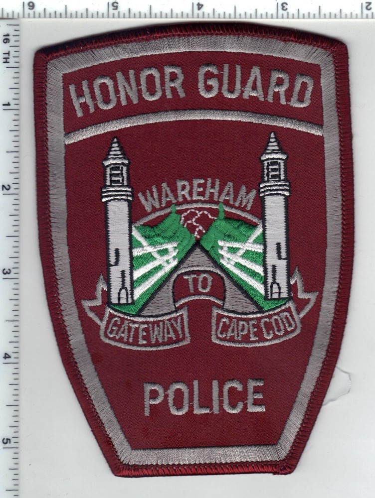 Wareham Police (Massachusetts) 1st Issue Honor Guard ShoulderPatch