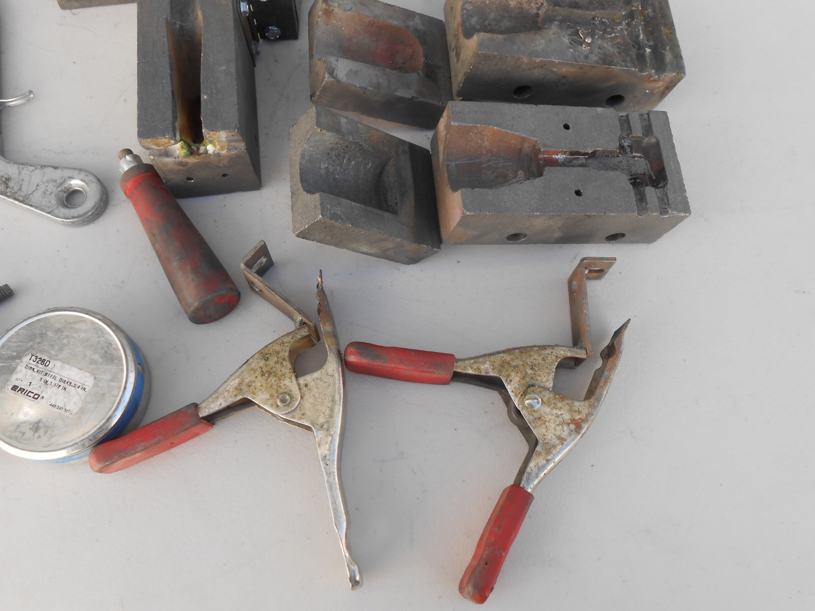 Huge Lot of ERICO CADWELD MOLDS Handles Starters Parts Only