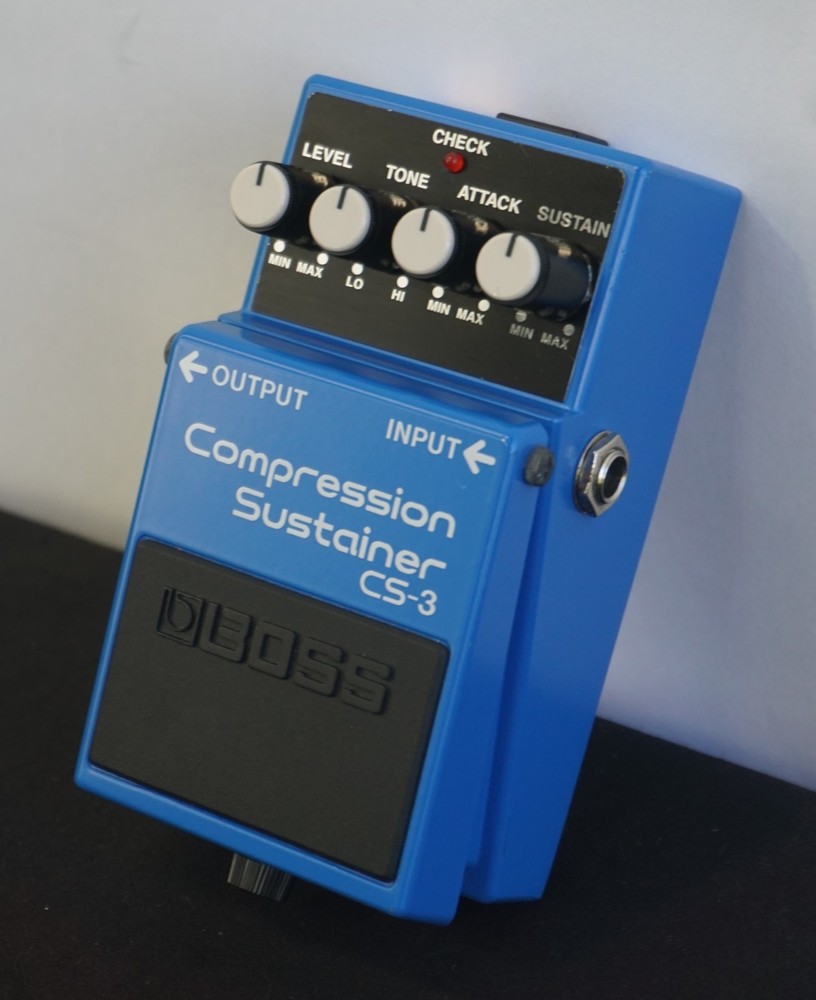 Boss CS-3 2000's Blue Compression Sustainer Guitar Effects Pedal - MIT