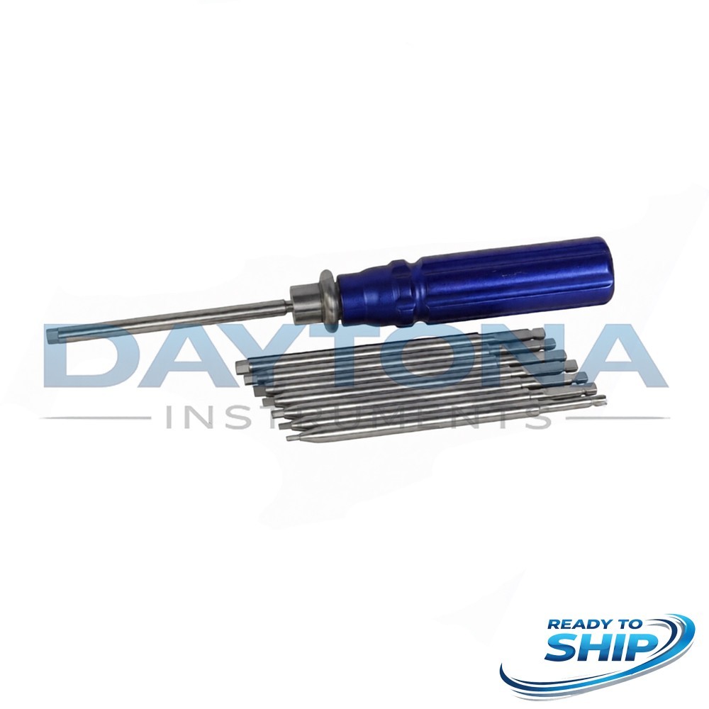 Orthopedic Bone Screwdriver with Quick Coupling Handle Set