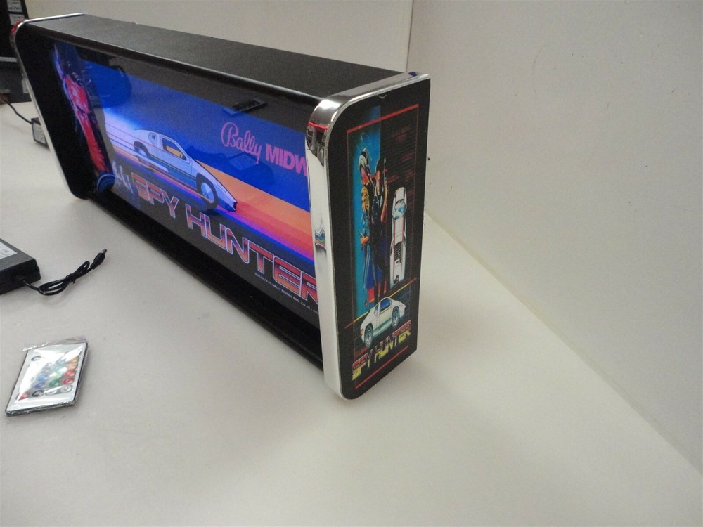 Spy Hunter Marquee Game/Rec Room LED Display light box