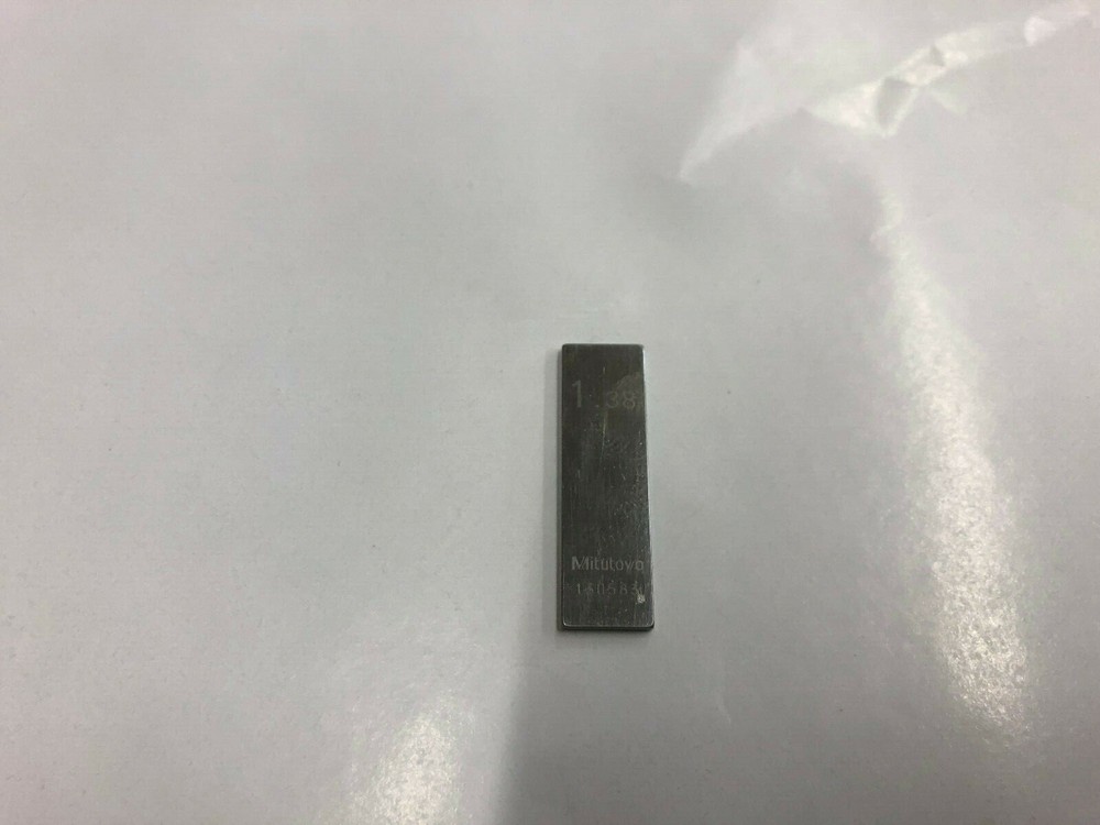1.38mm Mitutoyo Steel Rectangular Gauge Gage Block