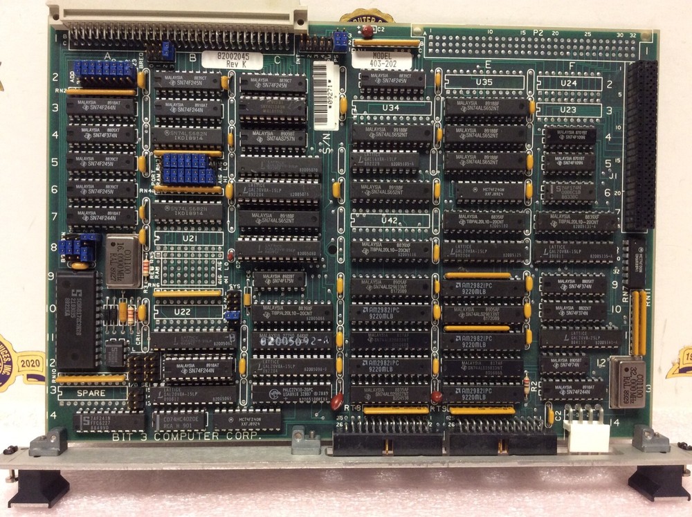 BIT 3 COMPUTER CORPORATION VME Computer MODULE MODEL # 403-202