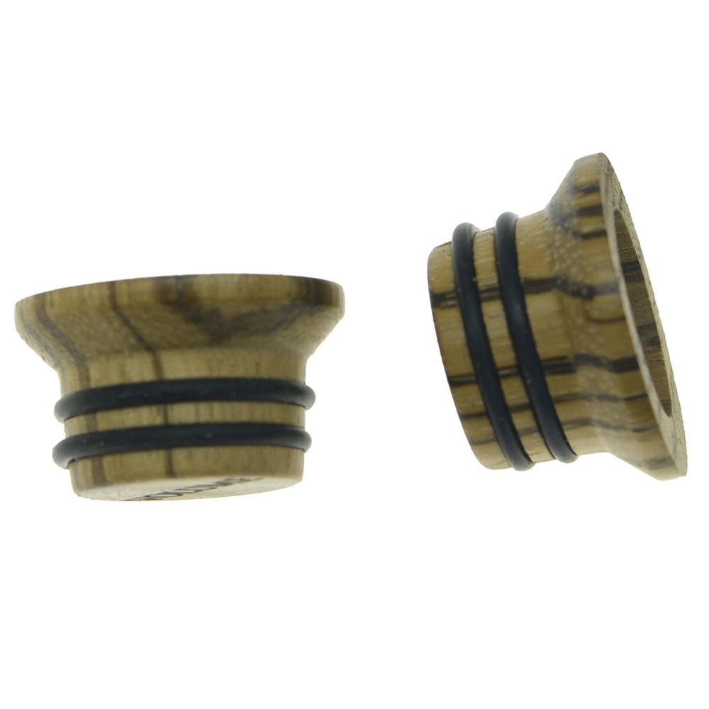 Zebra Wood Knobs LP Style Volume Tone Top Hat Knobs fits 5.8mm Shaft Pots 2V2T