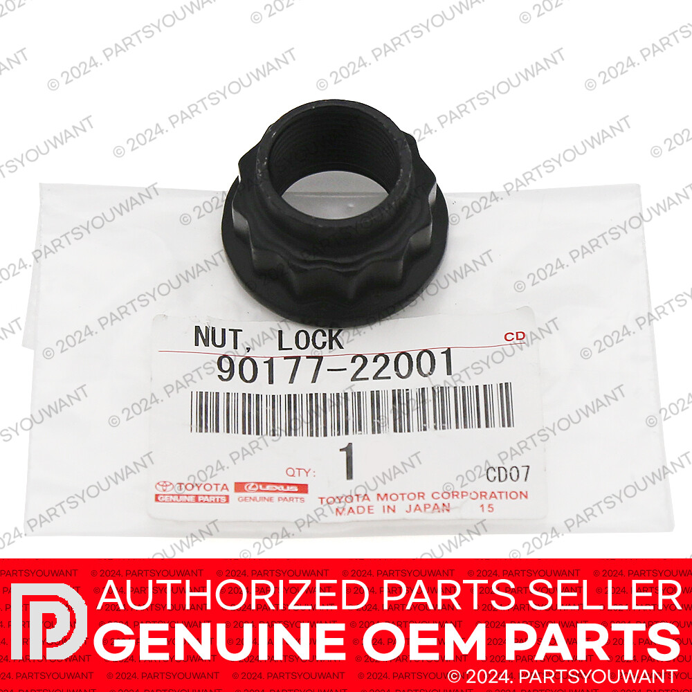 GENUINE Toyota Lexus Scion OEM Front Axle Shaft Nut 90177-22001 / 90080-17238