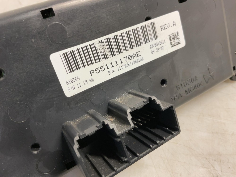 Used A/C Selector Switch fits: 2012 Jeep Wrangler w/automatic temperature contro