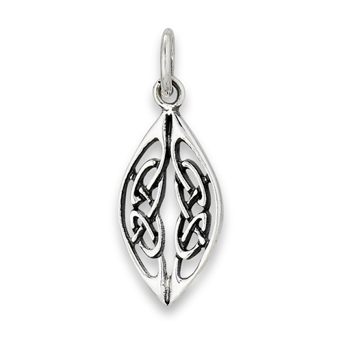 STERLING SILVER CELTIC WEAVE PENDANT