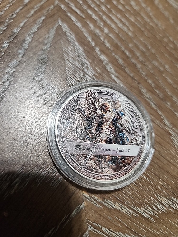 St Michael Protect Us Challenge Token