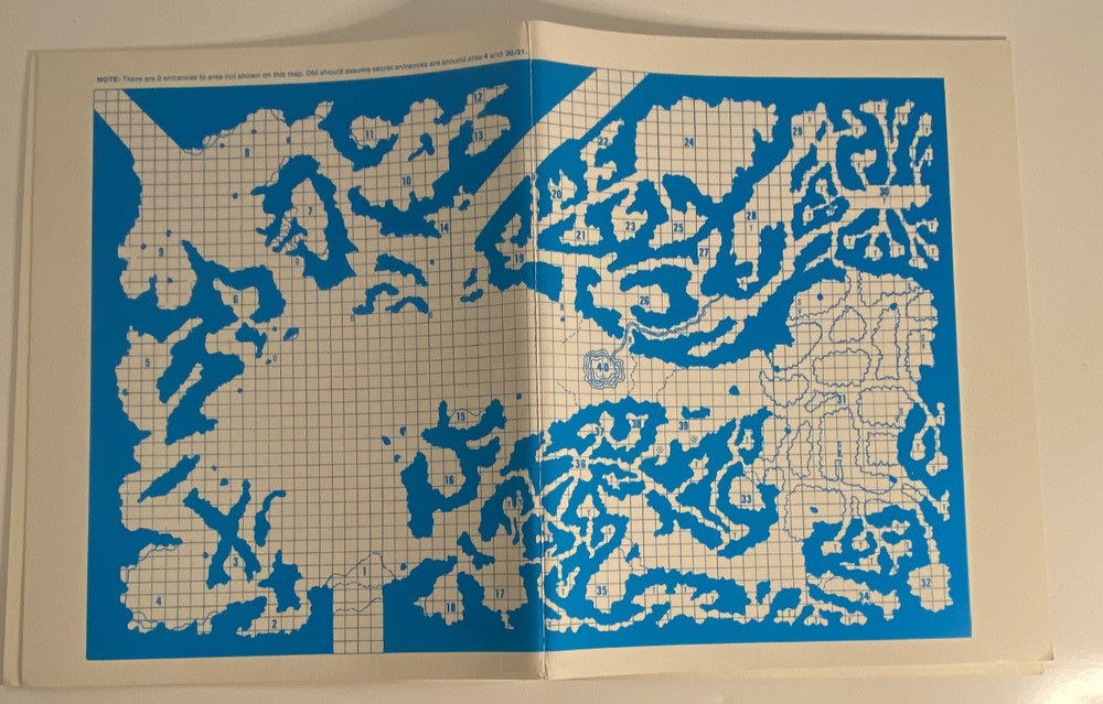 Advanced Dungeons & Dragons Module D1-D2 AD&D Adventure (9059) TSR