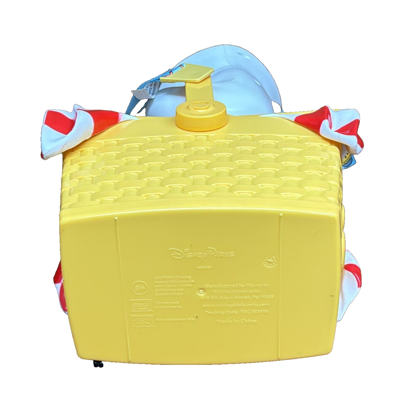 Disney Parks Mickey & Minnie's Runaway Railway Picnic Basket Popcorn Bucket