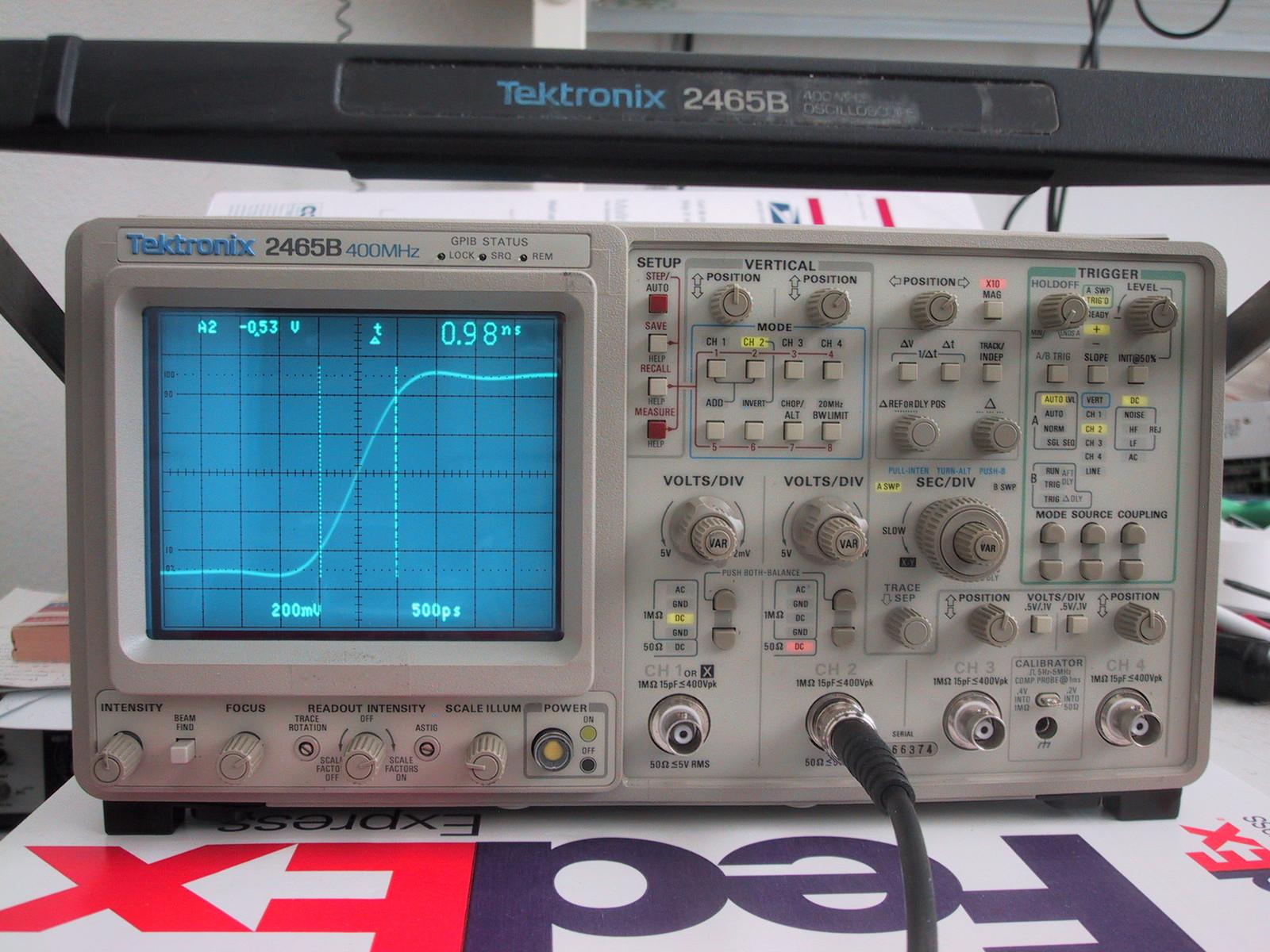 TEKTRONIX 2465B 400MHz 4Channel portable analog OSCILLOSCOPE refurbed+calibrated