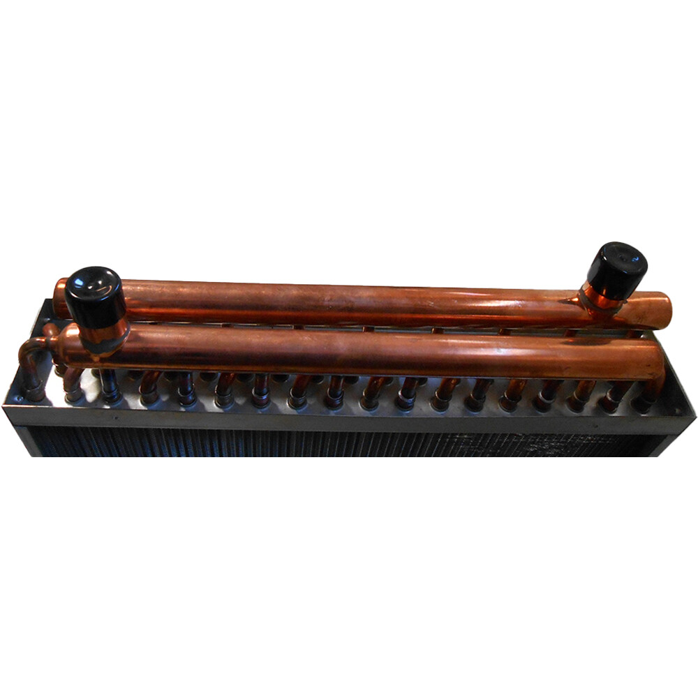 17x22 Water to Air Heat Exchanger Hot Water Coil Outdoor Wood Furnace